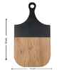 Black & Brown Acacia Wood Chopping Board