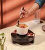 Black & Brown Acacia Wood Trivet