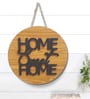 Black & Brown Home Sweet Home Hanging Plaque