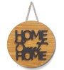 Black & Brown Home Sweet Home Hanging Plaque