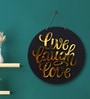 Black & Brown Live Laugh Love Hanging Plaque