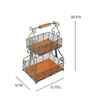 Black & Brown Rustic Charm Vintage Charm Serving Basket