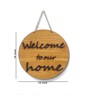 Black & Brown Welcome To Our Home Hanging Plaque