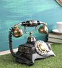 Black & Gold Brass Working Retro Telephone