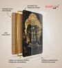Black & Gold Buddha Rectangular Wall Art 12 x 18 Inch