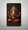 Black & Gold Ganesh Rectangular Wall Art 12 x 18 Inch