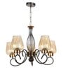 Black & Gold Iron Chandelier