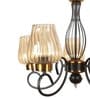 Black & Gold Iron Chandelier