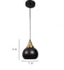 Knepp Black Iron Hanging Light