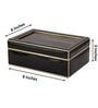 Leatherette
Blinged Black & Gold Decorative Storage Box