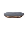 Black & Gold Pebble Big Platter With Spatula (Pack Of 2)