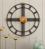 Black & Gold Piped Novelty Wall Clock