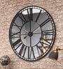 Black & Gold Piped Novelty Wall Clock