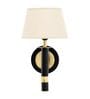 Roma Metal Wall Mounted Uplight Sconce (Black & Gold)