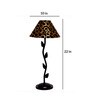 Black & Gold Shade Table Lamp With Metal Base