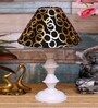 Black & Gold Shade Table Lamp With Metal Base
