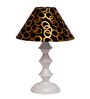 Black & Gold Shade Table Lamp With Metal Base