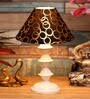 Black & Gold Shade Table Lamp With Metal Base