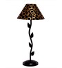 Black & Gold Shade Table Lamp With Metal Base