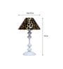Black & Gold Shade Table Lamp With Metal Base