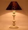Black & Gold Shade Table Lamp With Metal Base
