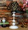 Black & Gold Shade Table Lamp With Metal Base