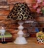 Black & Gold Shade Table Lamp With Metal Base