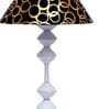 Black & Gold Shade Table Lamp With Metal Base