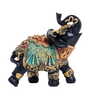 Black & Gold-Toned Elephant Figurine Showpiece