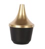 Black & Gold Flower Pot
