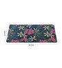 Black & Green Floral Printed Laptop & Keyboard Mat
