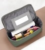 Black & Green Floral Printed Make Up Pouch