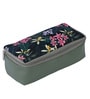 Black & Green Floral Printed Make Up Pouch