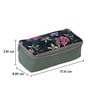 Black & Green Floral Printed Make Up Pouch