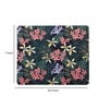 Black & Green Floral Printed Rectangle Mousepad