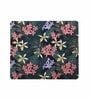 Black & Green Floral Printed Rectangle Mousepad