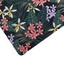 Black & Green Floral Printed Rectangle Mousepad