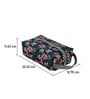 Black & Green Floral Printed Toiletry Pouch