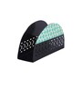 Black & Green Steel Tissue Holder
