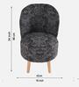 Black & Grey Block Printed Chair & Stool
