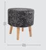 Black & Grey Block Printed Chair & Stool