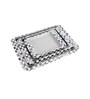 Black & Grey MDF Wood Mother Of Pearl (Set of 3) Serving Tray