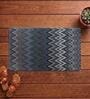 Black & Grey Velmora Rubber 16x24 Inches Anti Skid Door Mat