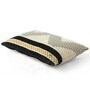 Black & Natural 100% Cotton Diamond Check 12X20 Inches Knitted Cushion Cover