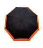 Black & Orange Layered Pongee UV Protective Umbrella