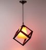 Luis Black & Red Metal Hanging Light