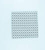 Black & White Cotton Fabric Coated Mdf Square Coaster Set Of 4