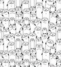 Black & White Minions Wallpaper
