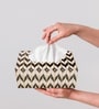 Black & White Printed Resin Tissue Box
