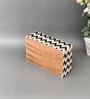 Black & White Printed Resin Tissue Box